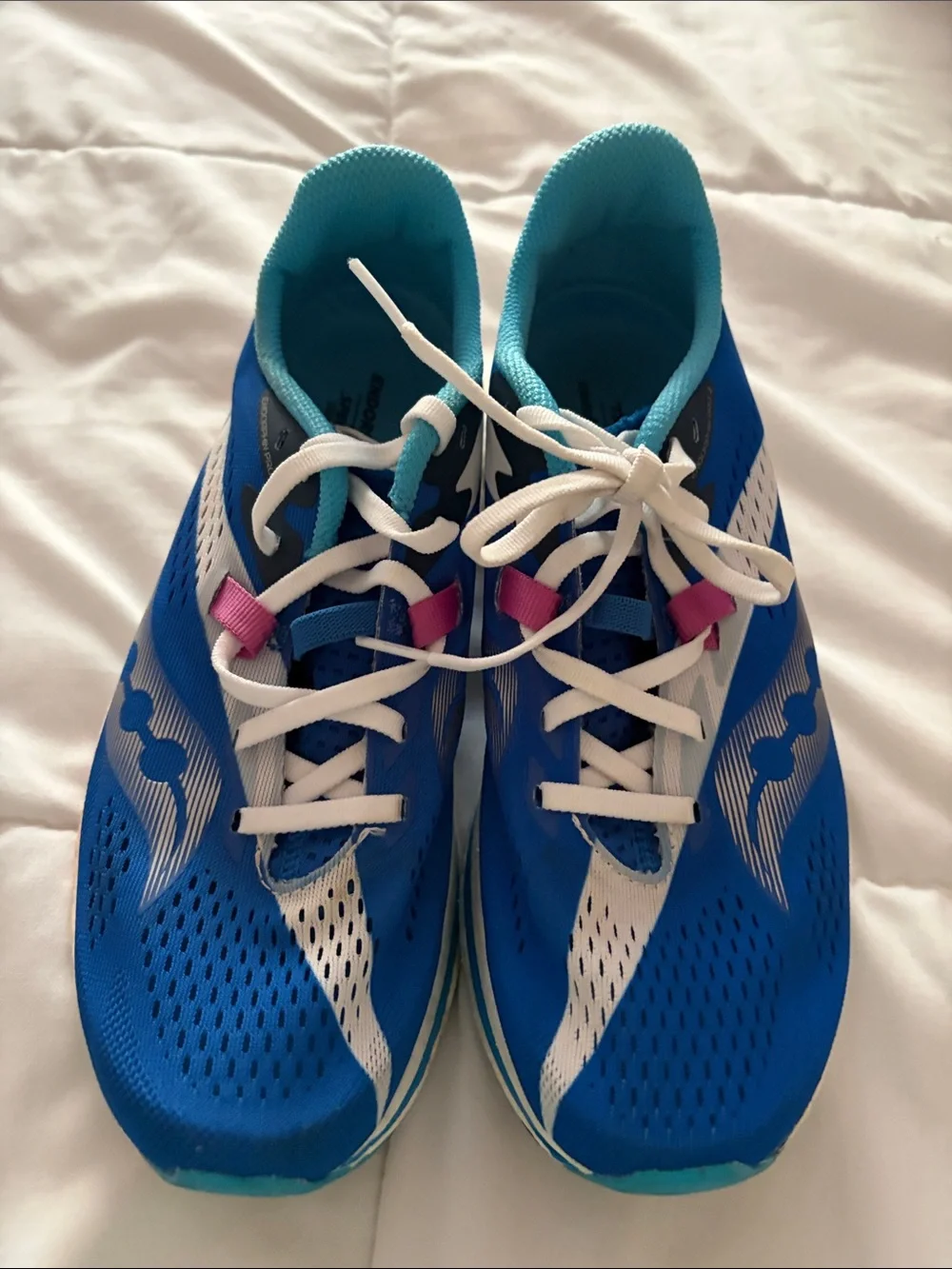 Saucony Blue White Running Shoes